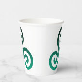 Gobelets En Papier Triskele vert (Droite)