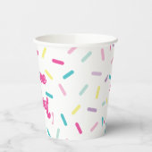 Gobelets En Papier Trois est Sweet Sprinkings 3e anniversaire (Gauche)