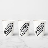 Gobelets En Papier Trombone à papier géant de bureau et papeterie