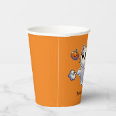 Gobelets En Papier Trop mignon pour effrayer le chat fantôme (Droite)
