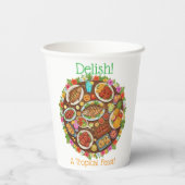 Gobelets En Papier Tropical Feast (Verso)