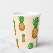 Gobelets En Papier TROPICAL SUMMER Aiguille FRUIT Slice tendance Patt (Verso)