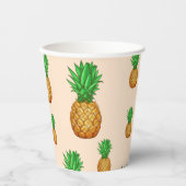 Gobelets En Papier TROPICAL SUMMER Aiguille FRUIT Slice tendance Patt (Recto)