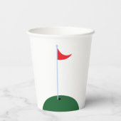 Gobelets En Papier Trou dans un garçon premier anniversaire (Verso)