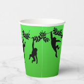 Gobelets En Papier Troupe de singes (Droite)