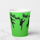 Gobelets En Papier Troupe de singes (Recto)
