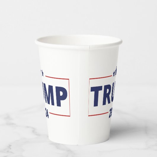 Gobelets En Papier Trump 2024 (Droite)