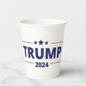 Gobelets En Papier Trump 2024 (Recto)