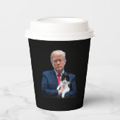 Gobelets En Papier Trump 2024 Cat MAGA Funny Trump Cat (Recto)