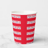 Gobelets En Papier Trump 2024 étoiles (Gauche)