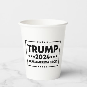 Gobelets En Papier Trump 2024 : Trump et l'Amérique