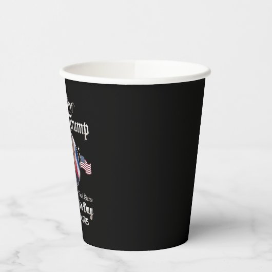 Gobelets En Papier Trump Inauguration Day 2025 47th USA President (Gauche)
