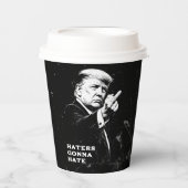 Gobelets En Papier Trump Middle Finger 2026 Meme Funny (Recto)