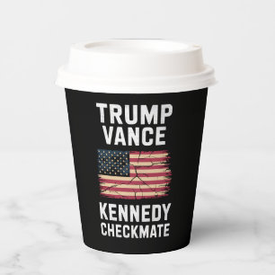Gobelets En Papier Trump Vance 2024 Trump Vance Kennedy Échec et Mat