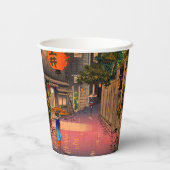 Gobelets En Papier Tsuchiya Koitsu - Soirée à Ushigome (Verso)