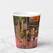 Gobelets En Papier Tsuchiya Koitsu - Soirée à Ushigome (Droite)