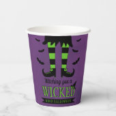 Gobelets En Papier Tu Te Sorties Une Belle Halloween (Verso)