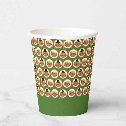 Gobelets En Papier Turclés Thanksgiving (Droite)