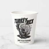 Gobelets En Papier Turquie Rick "Je Vous Demande pardon ?" (Recto)