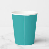 Gobelets En Papier Turquoise chaud (Droite)