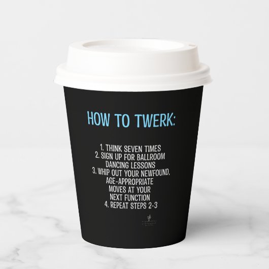 Gobelets En Papier Tutoriel de Twerking - PAS! (Recto)