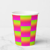Gobelets En Papier Tutti Frutti Carrelage Gradient Tasse Papier (Verso)