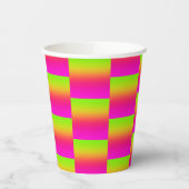 Gobelets En Papier Tutti Frutti Carrelage Gradient Tasse Papier (Gauche)