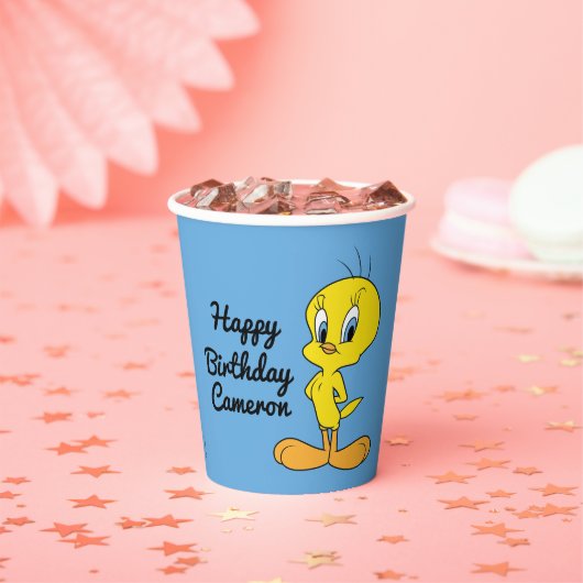 Gobelets En Papier TWEETY™ | Oiseau Malin (Insitu)
