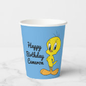 Gobelets En Papier TWEETY™ | Oiseau Malin (Verso)