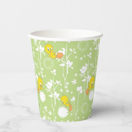 Gobelets En Papier TWEETY™ - Vibes au printemps (Recto)