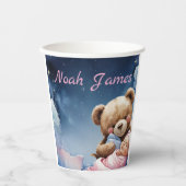 Gobelets En Papier "Twinkle Star Baby Boy Paper Cup (Recto)