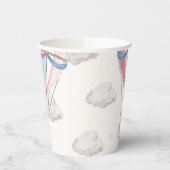 Gobelets En Papier Twins Teddy Bear Blue Hot Air Balloon (Gauche)