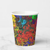 Gobelets En Papier Twirlers colorés Abstraits / (Gauche)