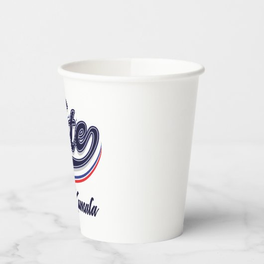 Gobelets En Papier Typographie des votes - Élections (Gauche)