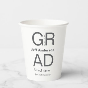 Gobelets En Papier Typographie moderne graduation simple minimum c