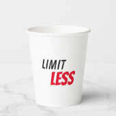 Gobelets En Papier typographie motivationnelle (Verso)