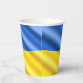 Gobelets En Papier Ukraine - Peace - Ukrainian Flag - Freedom Support (Droite)