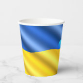 Gobelets En Papier Ukraine - Peace - Ukrainian Flag - Freedom Support (Recto)