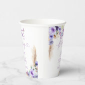 Gobelets En Papier Un an Flutted Butterfly premier anniversaire Flora (Droite)