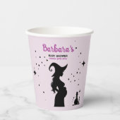 Gobelets En Papier Un bébé brasse un Baby shower d'Halloween (Recto)