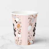 Gobelets En Papier Un bébé Éffrayant Super Halloween 1er anniversaire (Droite)