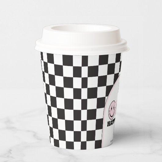 Gobelets En Papier Un Bébé heureux Happy Face 1er anniversaire (Droite)