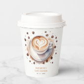 Gobelets En Papier Un bébé neutre par sexe brasse du Baby shower de c (Recto)