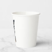 Gobelets En Papier Un chien mignon Bordure Collie (Gauche)