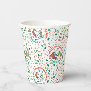 Gobelets En Papier Un clin d'oeil à Noël Motif