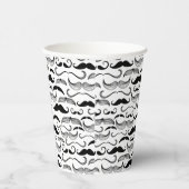 Gobelets En Papier Un Club de Gentlemen's. Moustache motif 2 (Droite)