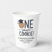 Gobelets En Papier Un cookie intelligent Classe de Graduation de (Verso)