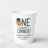 Gobelets En Papier Un cookie intelligent Classe de Graduation de (Recto)