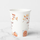 Gobelets En Papier Un Cutie Pie Est En Route Baby shower Bienvenue (Droite)