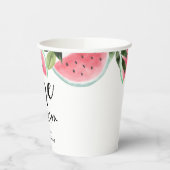 Gobelets En Papier Un dans un Melon Watermelon 1er Birthday Paper Cup (Gauche)